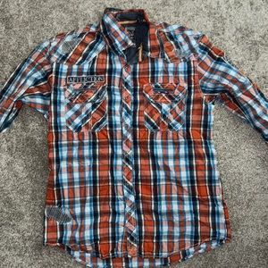 Men’s Affliction Button Down